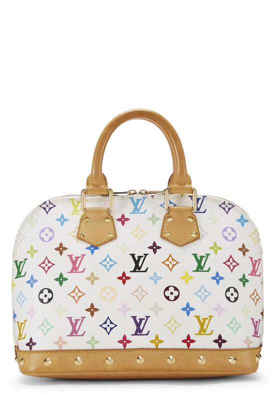 Louis Vuitton, Bags, Louis Vuitton Murakami Noir Alma Pm Handbag