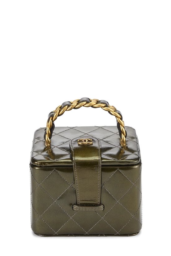 Green Patent Leather Vanity Mini, , large image number 0