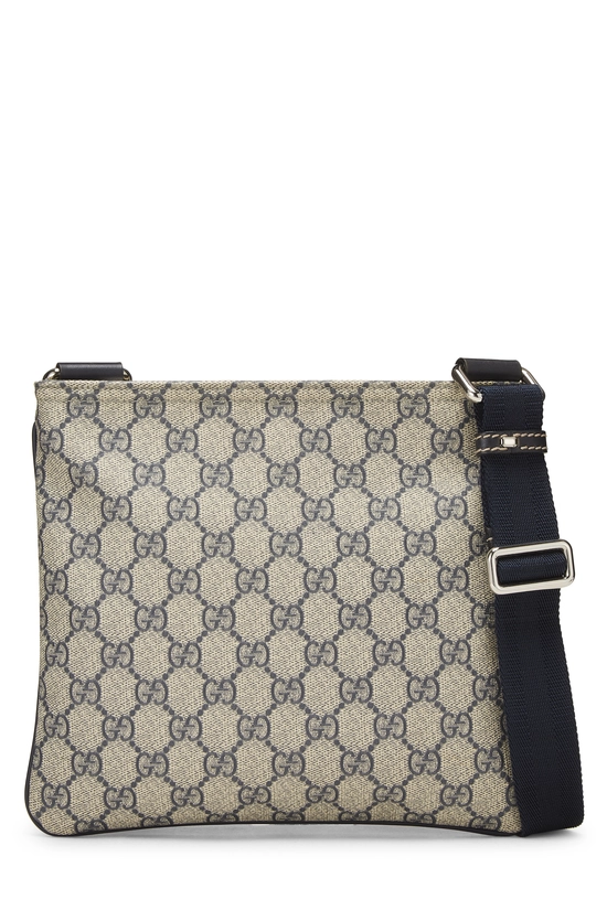 Navy GG Canvas Flat Messenger Small, , large image number 3