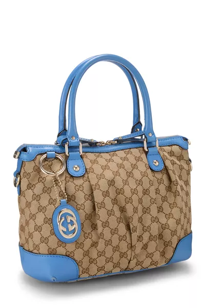 Original GG Canvas Zip Sukey Handbag Large, , large