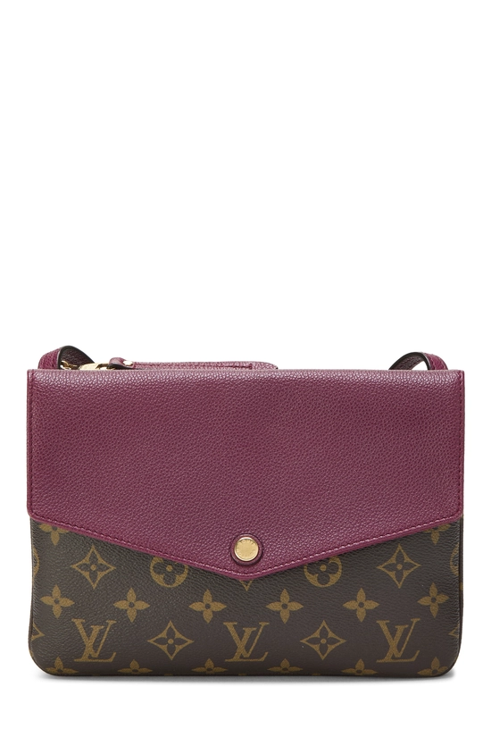 Purple Monogram Canvas Twice, , large image number 0