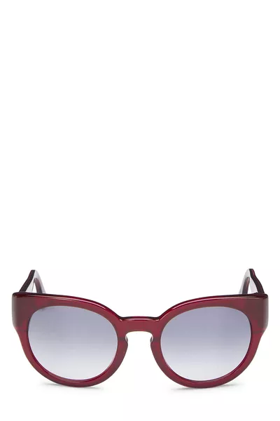 Red Acetate Eye So Shady Sunglasses