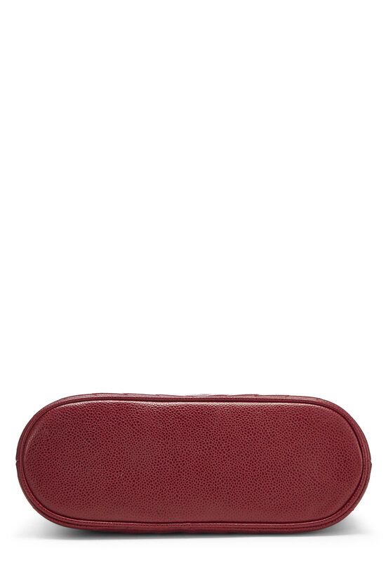 Red Chevron Caviar Handbag, , large image number 5