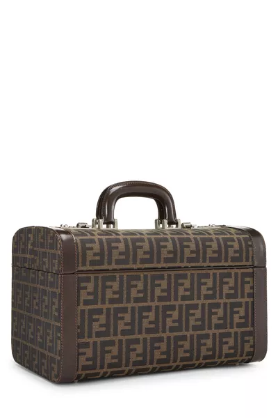 Brown Zucca Canvas Box Vanity, , large