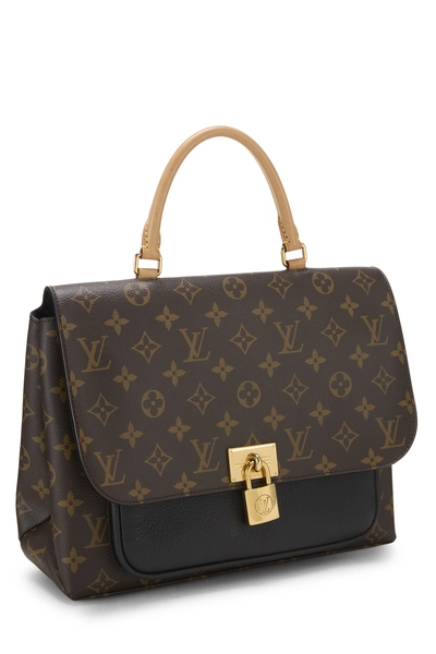 Black Monogram Canvas Marignan, , large