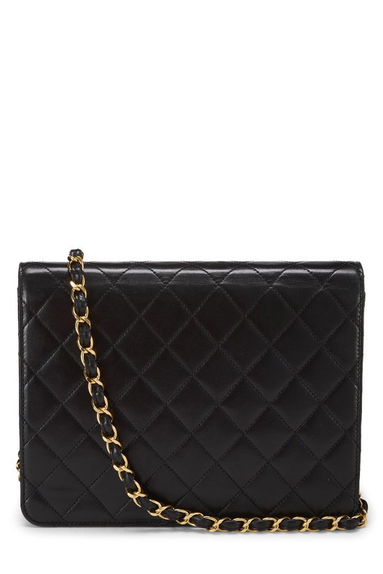 Black Quilted Lambskin Ex Flap Small, , large image number 3