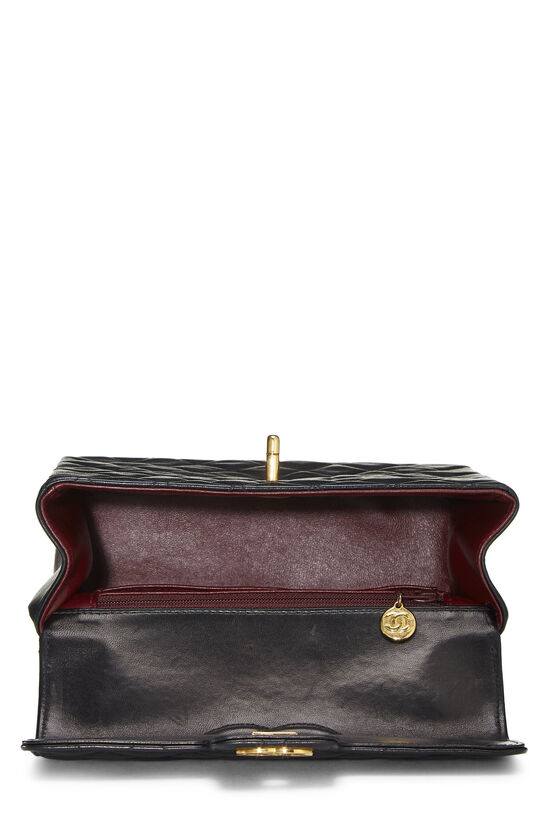 Black Quilted Lambskin Handbag Mini, , large image number 5
