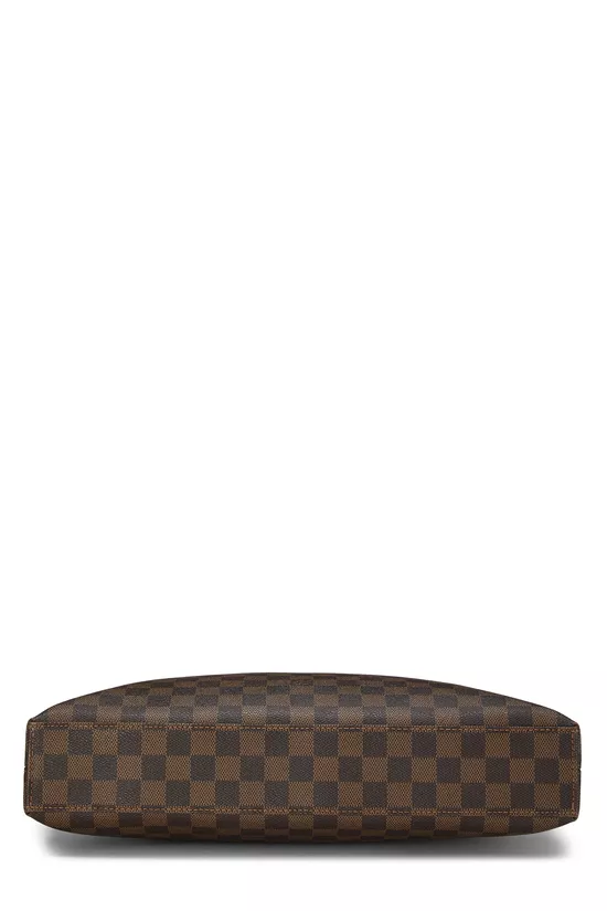 Brown Damier Ebene Porte Documents Jour, , large image number 4