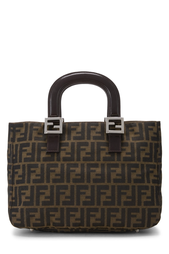 Brown Zucca Canvas Handbag Small, , large image number 3