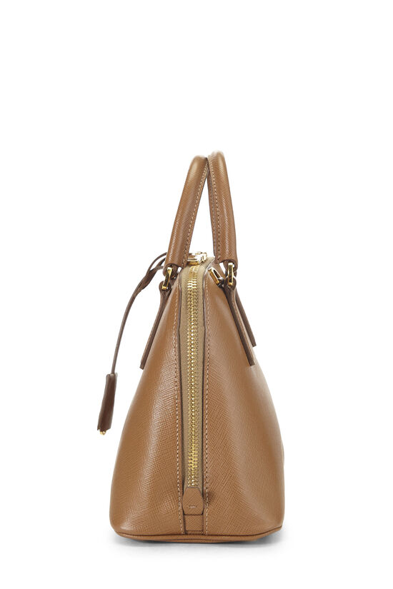 Brown Saffiano Lux Handbag Mini, , large image number 2