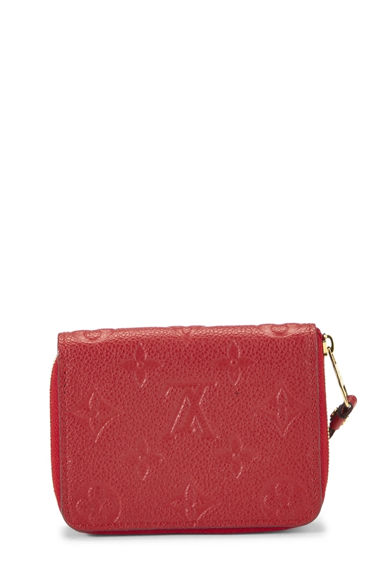 Red Monogram Empreinte Zippy Coin Purse, , large image number 2