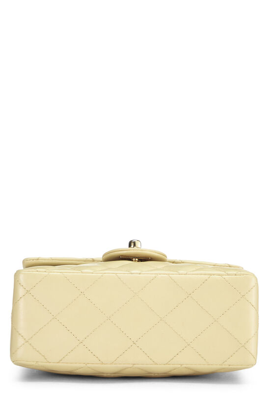 Chanel Beige Quilted Lambskin Half Flap Mini Q6B0271II9068 | WGACA 
