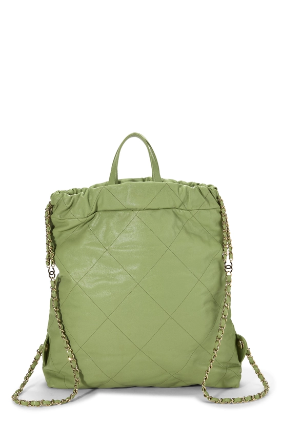 Green Caviar Chanel 22 Backpack, , large image number 3