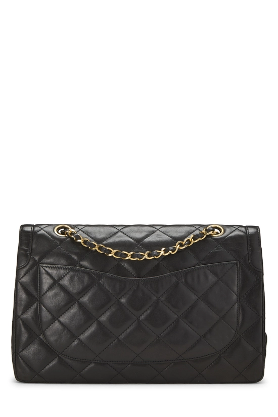 Black Quilted Lambskin Paris Limited Flap Medium, , large image number 3