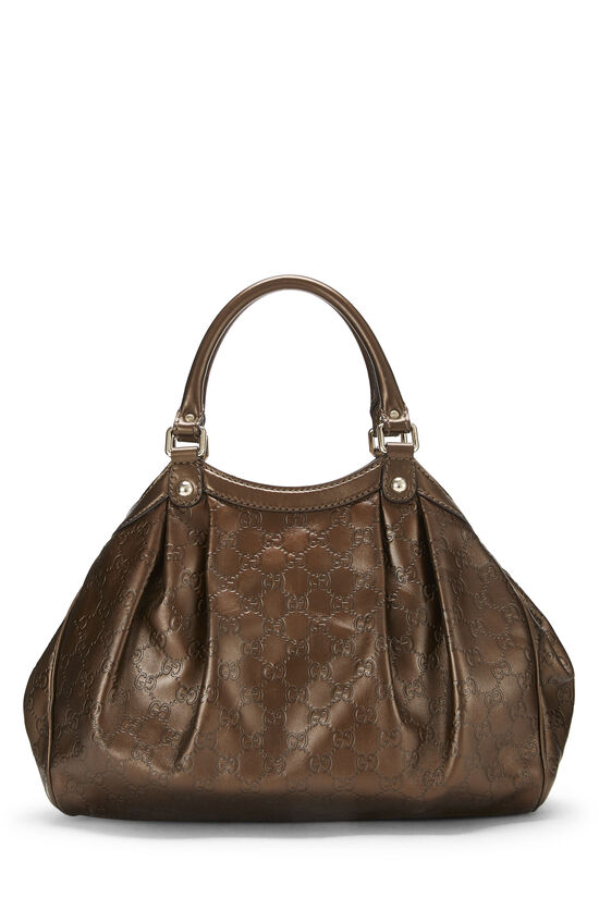 Brown Guccissima Sukey Tote , , large image number 3