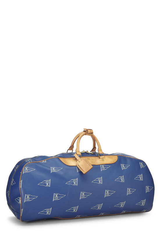 Louis Vuitton Blue Coated Canvas LV Cup Sac Plein Air Bag Long 