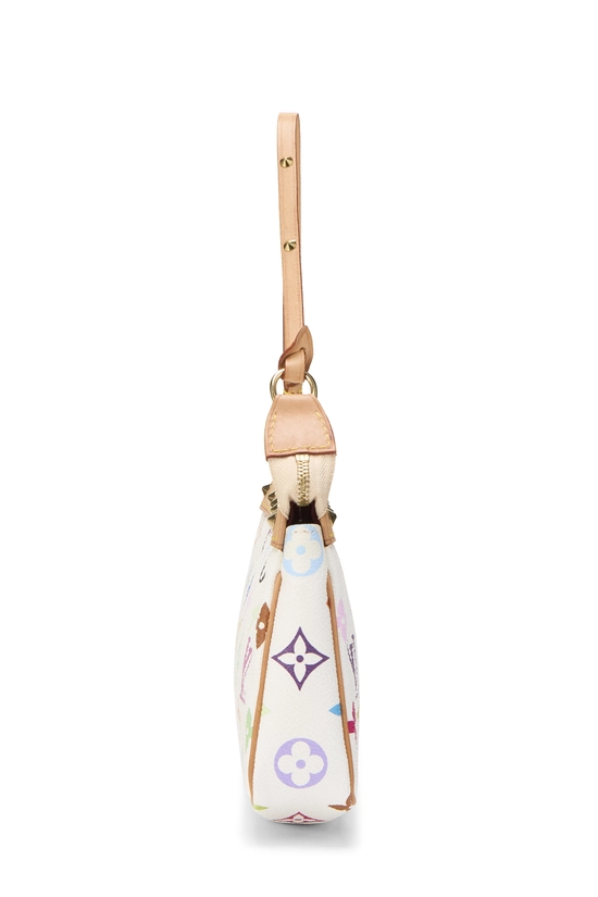 Takashi Murakami x Louis Vuitton White Monogram Multicolore Pochette Accessoires, , large image number 2
