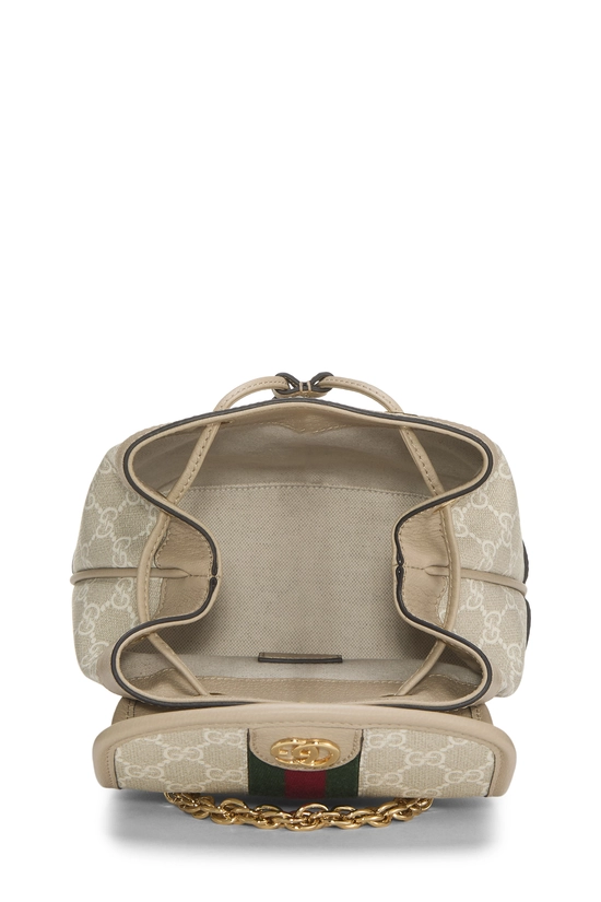 Pre-Owned Beige GG Supreme Canvas Ophidia Backpack Small  display picture 1