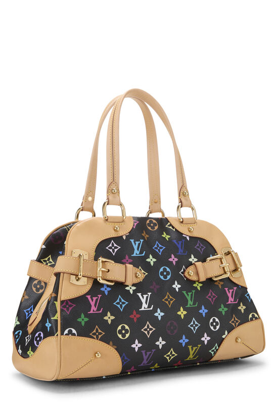 Takashi Murakami x Louis Vuitton Black Monogram Multicolore Claudia, , large image number 1