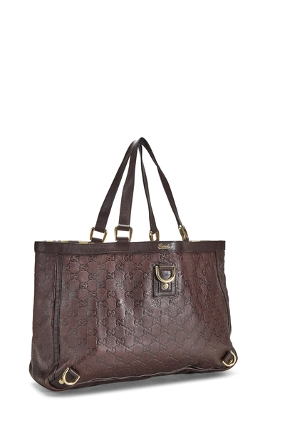 Gucci Brown Guccissima D-Ring Abbey Tote — photo 2