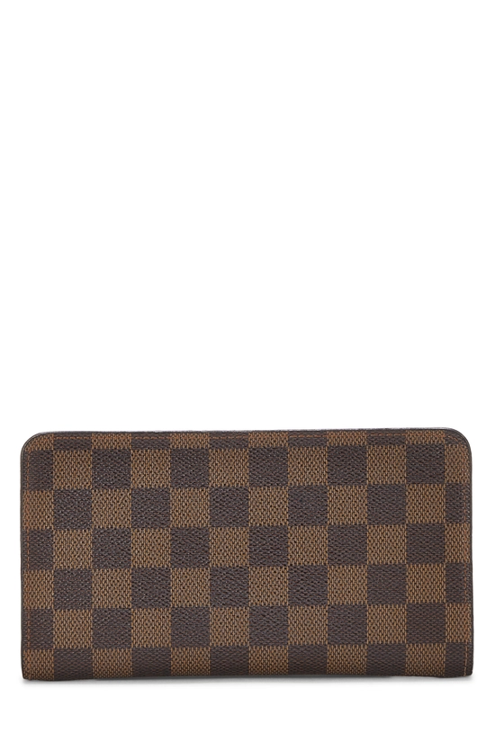 Damier Ebene Porte Monnaie Zip Wallet, , large image number 2