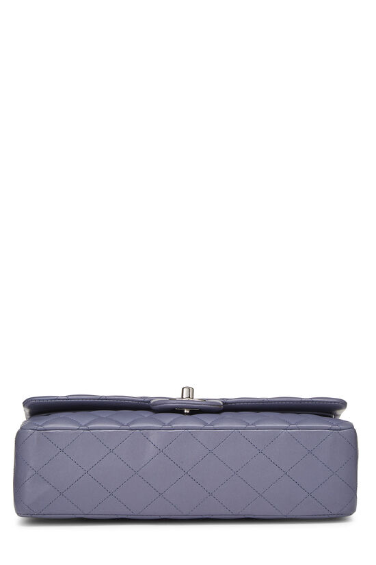 Blue Quilted Lambskin Classic Double Flap Medium, , large image number 4