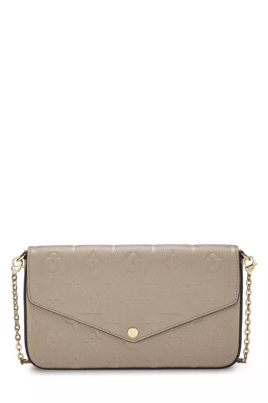 Grey Monogram Empreinte Pochette Felicie, , large image number 0