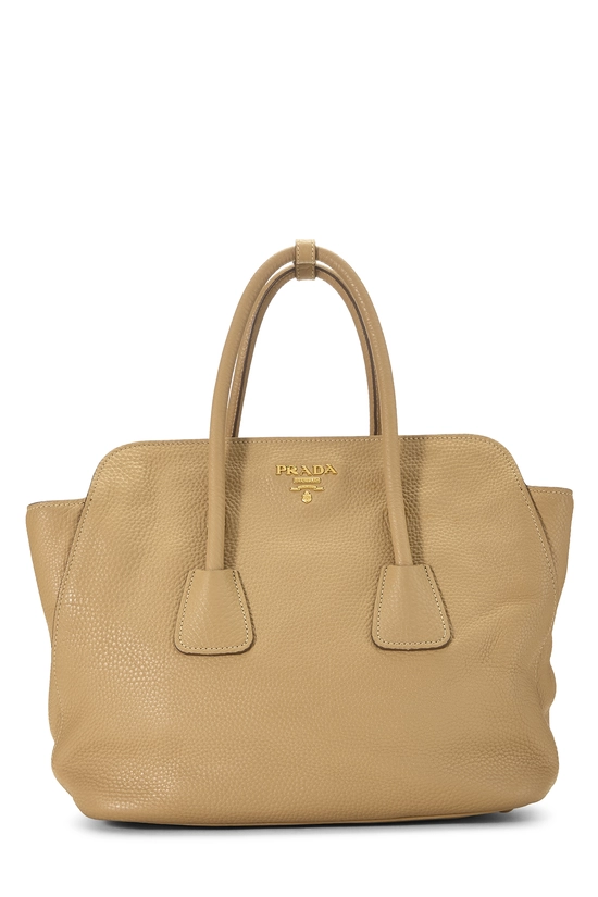 Beige Vitello Daino Convertible Top Handle Tote, , large image number 0