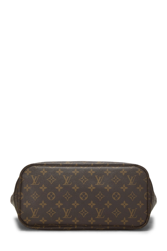 Pink Monogram Canvas Ikat Flower Neverfull MM, , large image number 4