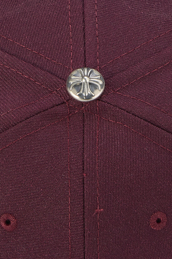 Burgundy Baseball Cap, , large image number 2