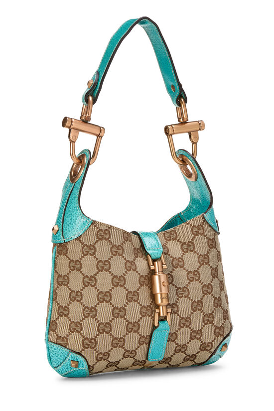 Blue Original GG Canvas Bardot Bag Small, , large image number 1