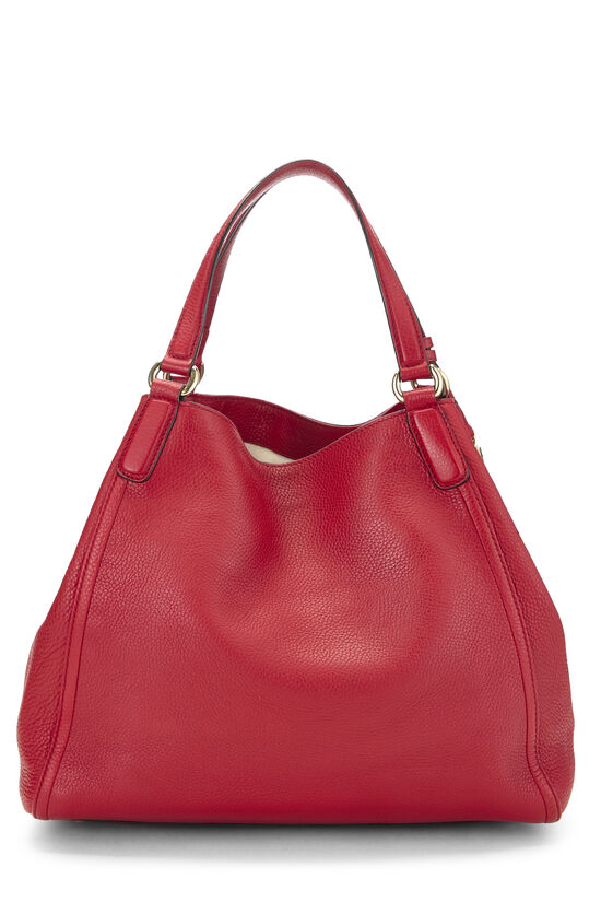 Red Leather Soho Convertible Shoulder Bag, , large image number 3