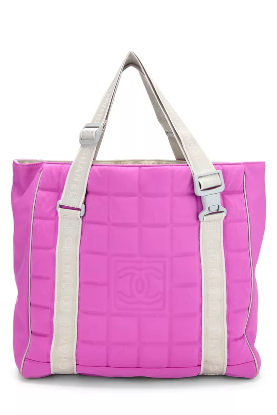 Pink Nylon Sportline Chocolate Bar Tote, , large image number 3
