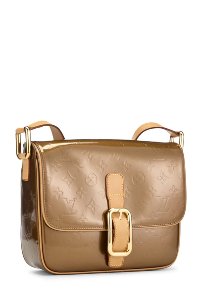 Bronze Monogram Vernis Christie GM, , large