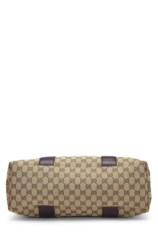 Original GG Canvas Bamboo Bar Tote, , large image number 4
