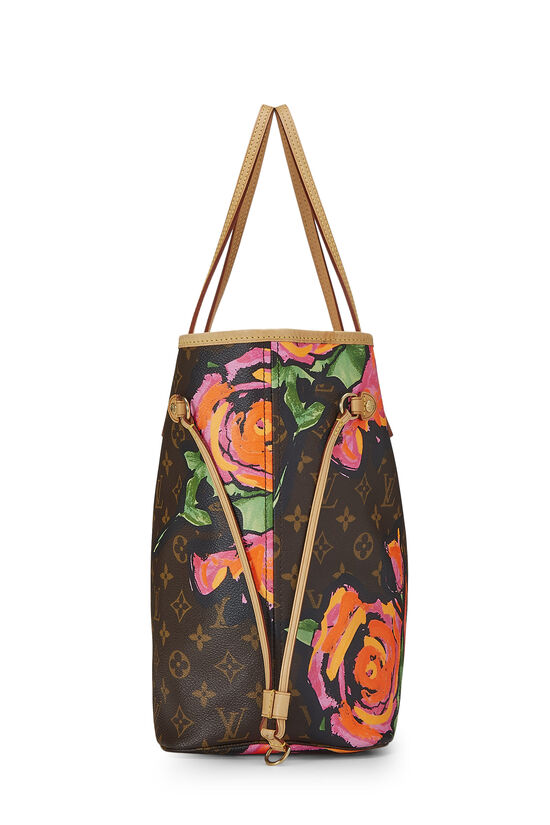 Stephen Sprouse x Louis Vuitton Monogram Canvas Roses Neverfull MM, , large image number 2