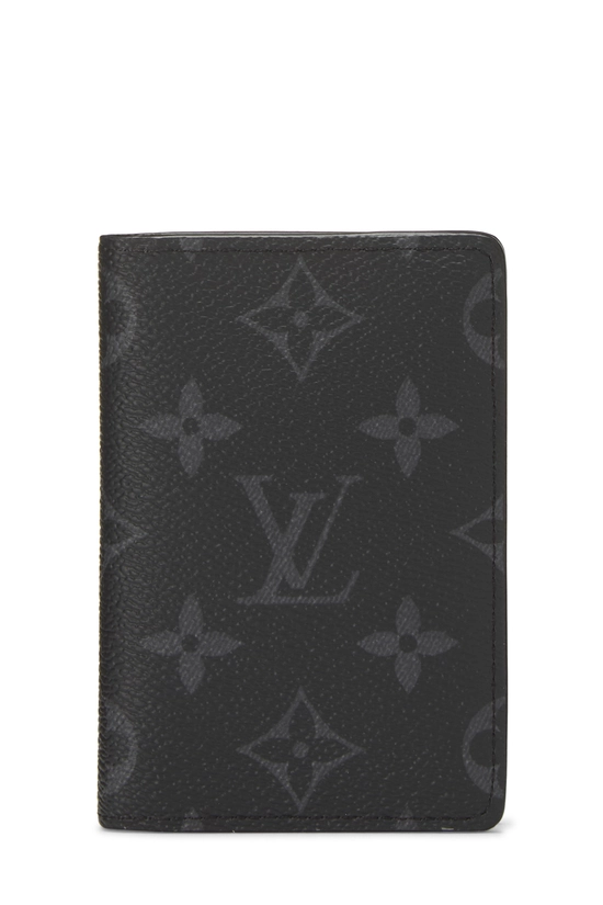 Black Monogram Eclipse Pocket Organizer, , large image number 0