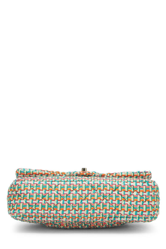 Multicolor Woven Classic Double Flap Medium, , large image number 5