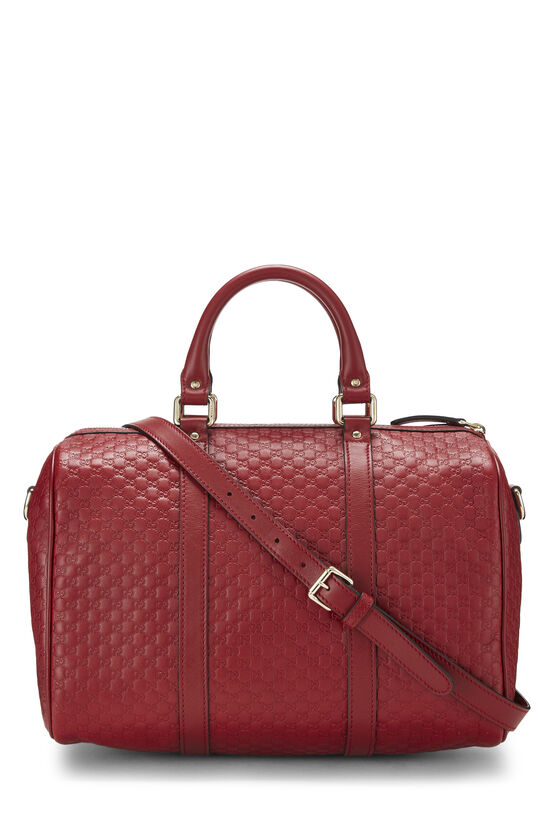 Red Microguccissima Leather Joy Boston, , large image number 4