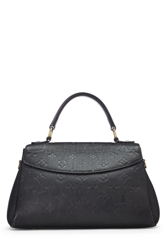 Louis Vuitton Black Monogram Empreinte Leather Georges BB Bag at
