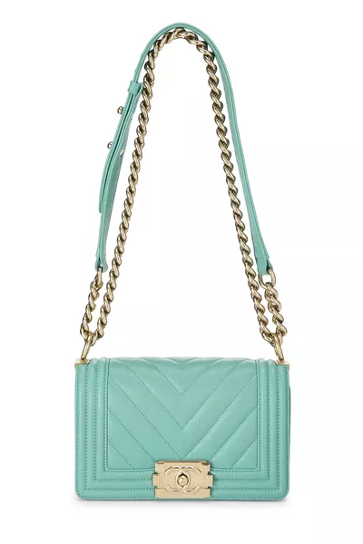 Green Quilted Caviar Boy Small