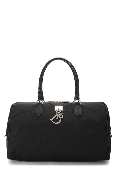 Black Nylon Lovely Charm Duffle Large