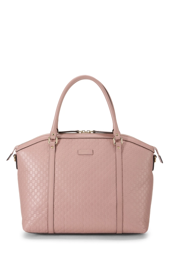 Pink Microguccissima Nice Dome Bag Large, , large image number 0