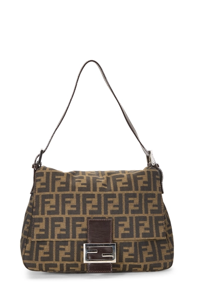 Fendi Brown Zucca Canvas Mama
