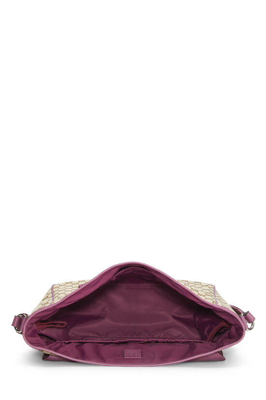 Pink Original GG Canvas Diaper Bag, , large image number 6