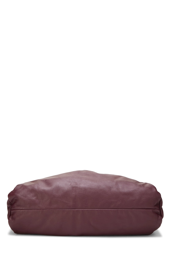 Burgundy Calfskin Leather "The Pouch" Medium, , large image number 4