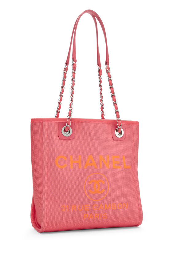 Chanel Pink Canvas Deauville Small Q6B06A0Eph005 | Wgaca