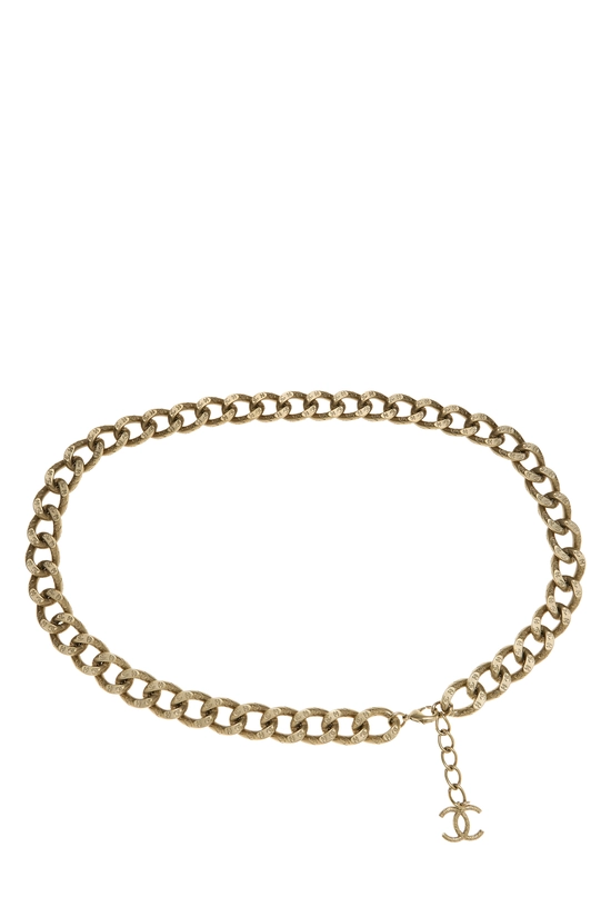 White Gold 'CC' Chain Belt, , large image number 0