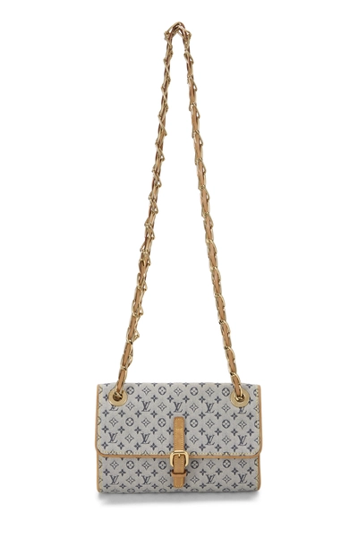 Blue Monogram Mini Lin Camille