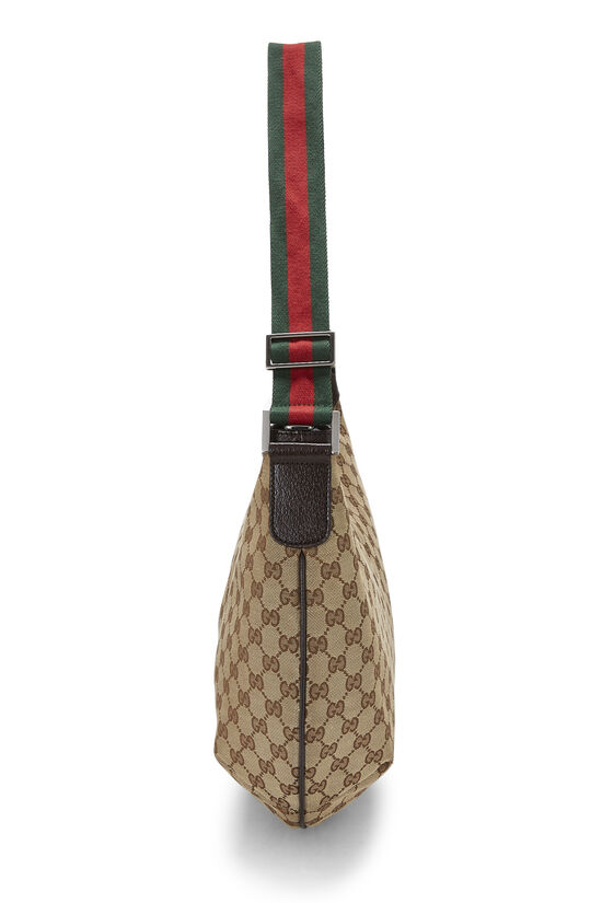 Gucci Messenger Supreme Web GG Brown/Red/Green in Canvas with